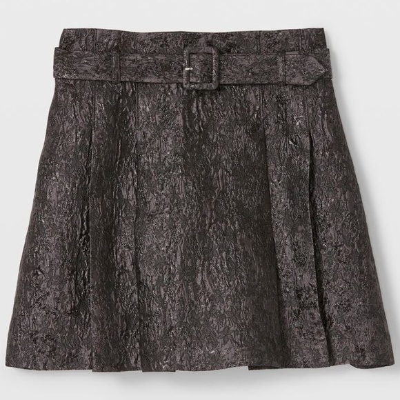 Brocade Mini Skirt* - New With Tags - NEVER WORN - Black - Picture 4 of 4